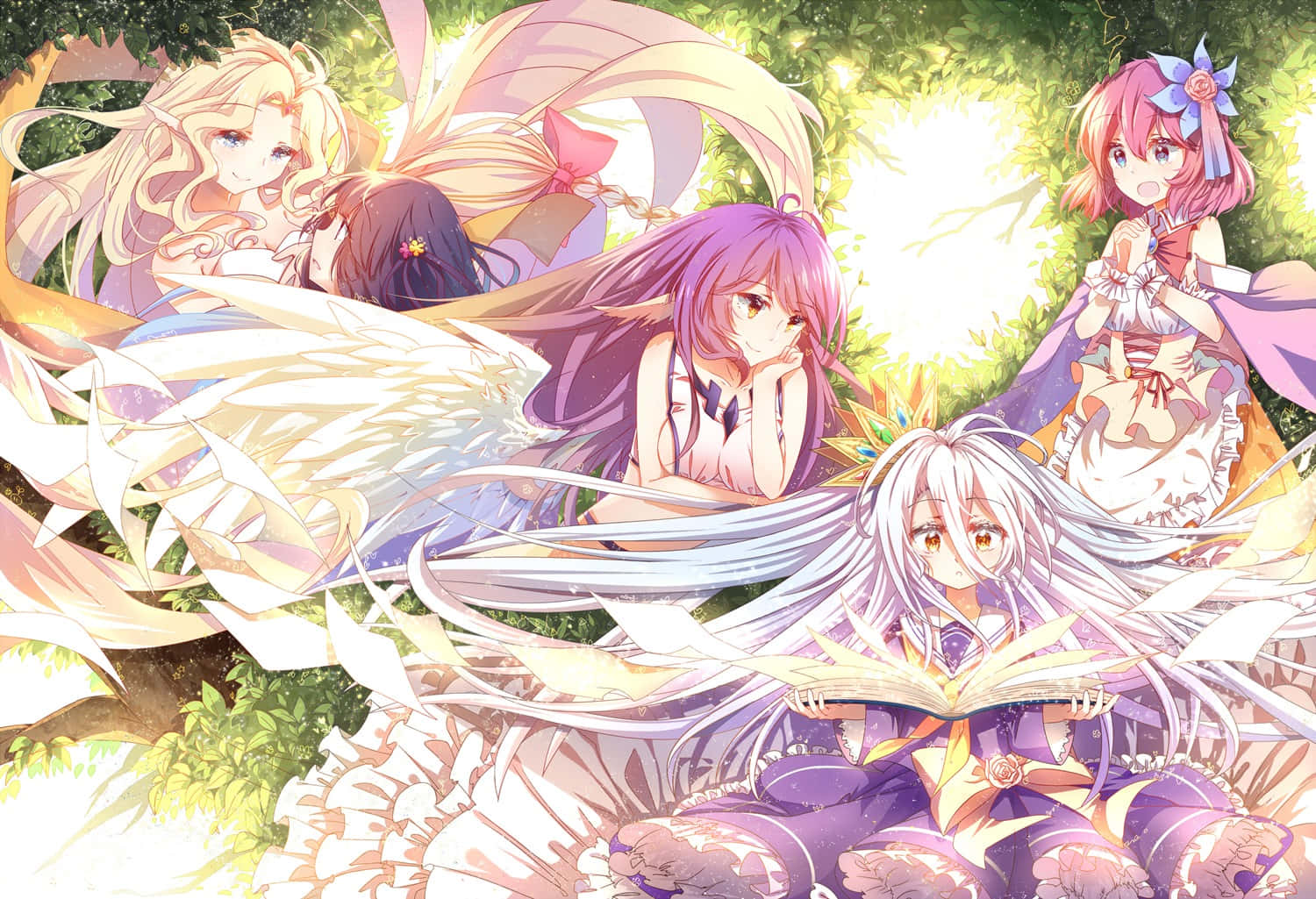 Пориньте у чарівний світ No Game No Life Шпалери