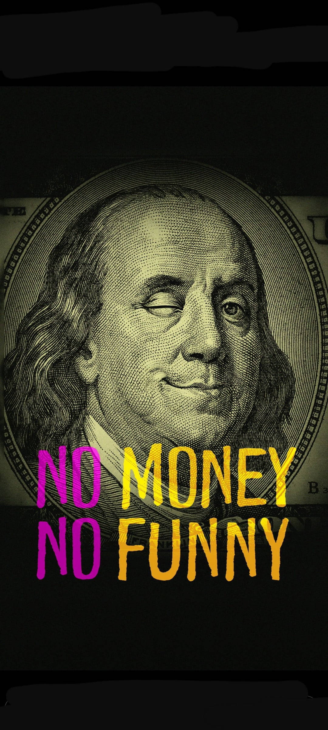 No Money No Funny iPhone Шпалери