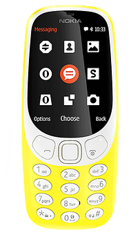 Классическая желтая модель Nokia Шпалери