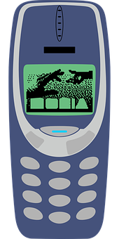 Класичний телефон Nokia з грою Змійка Шпалери