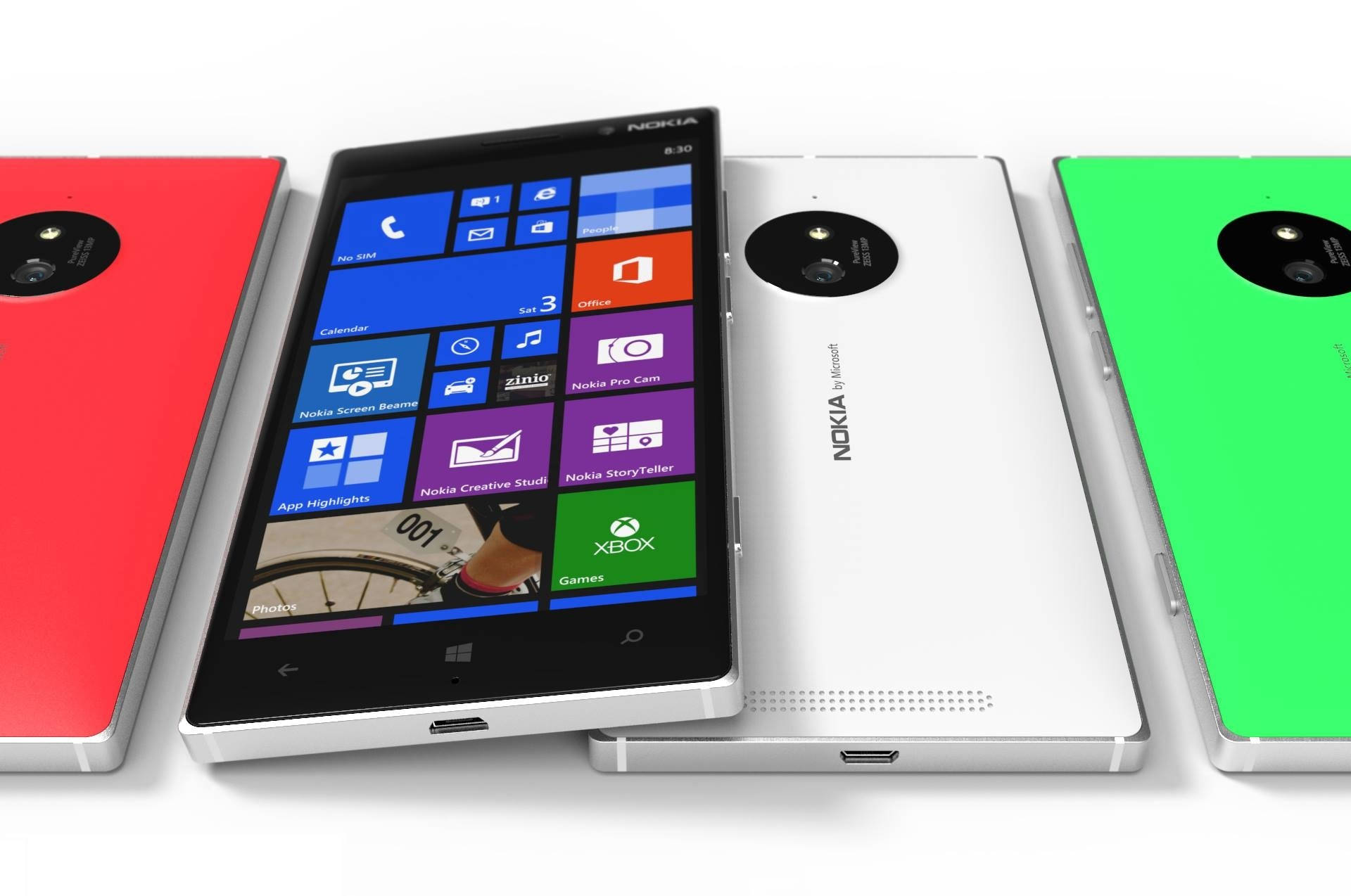Смартфон Nokia Lumia 830 Шпалери