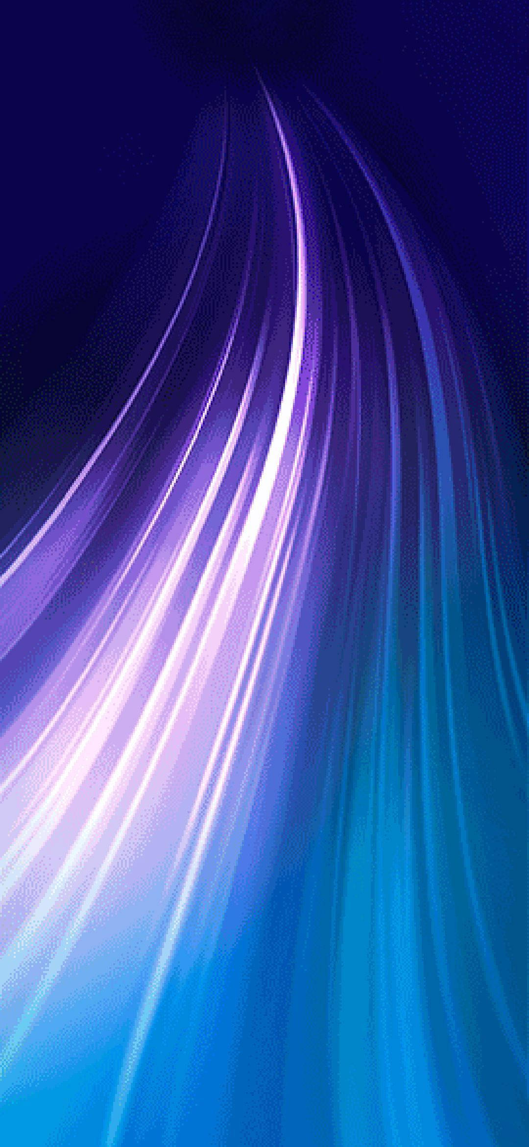 Note 8 Фиолетовые световые волны Шпалери