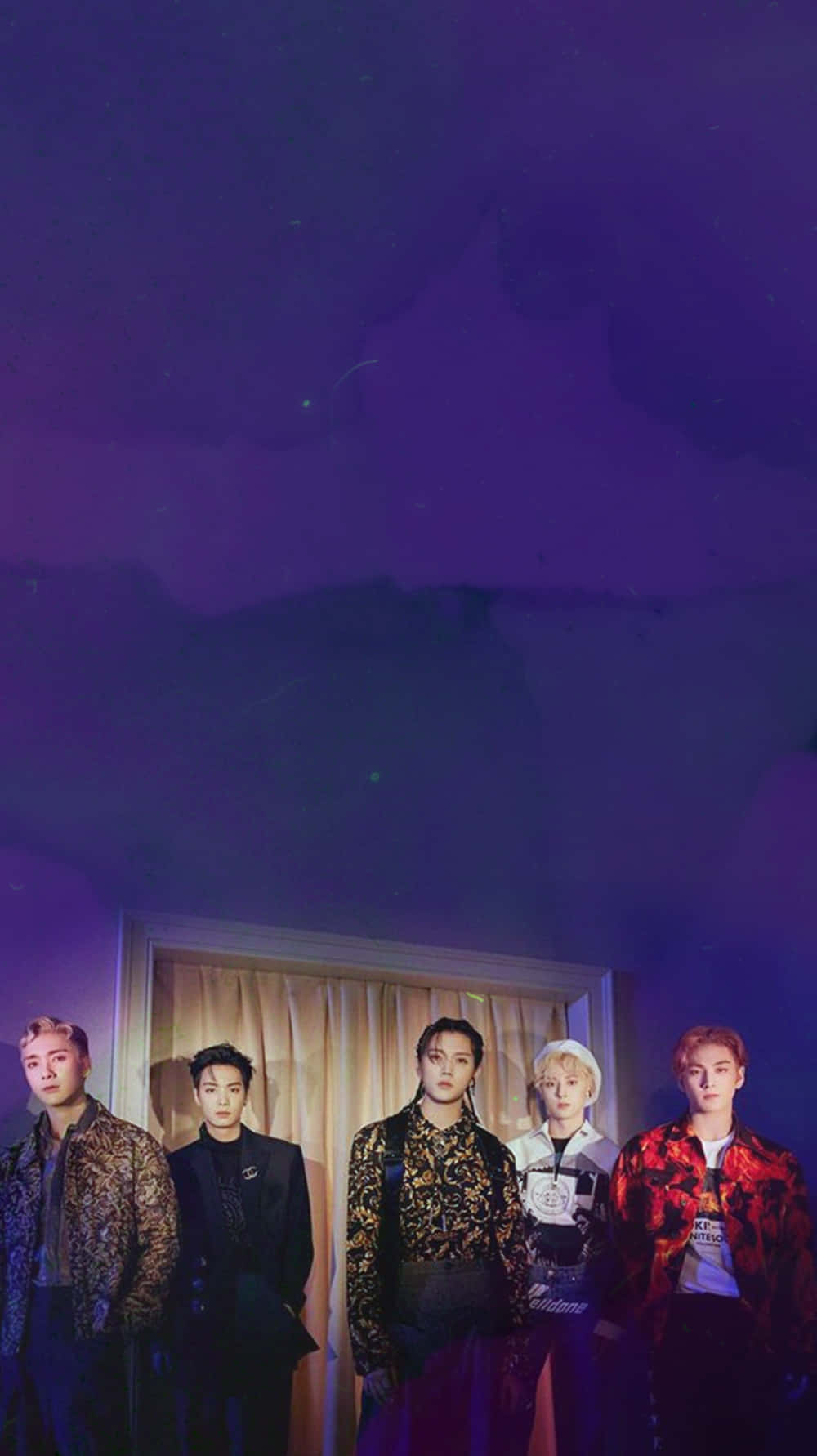 Nuest Kpop хлопчача група темна Шпалери