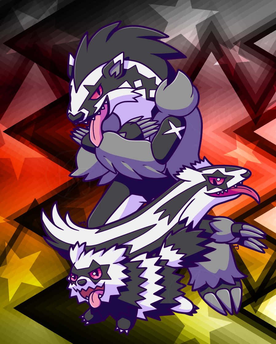 Obstagoon, Zigzagoon та Linoone Шпалери
