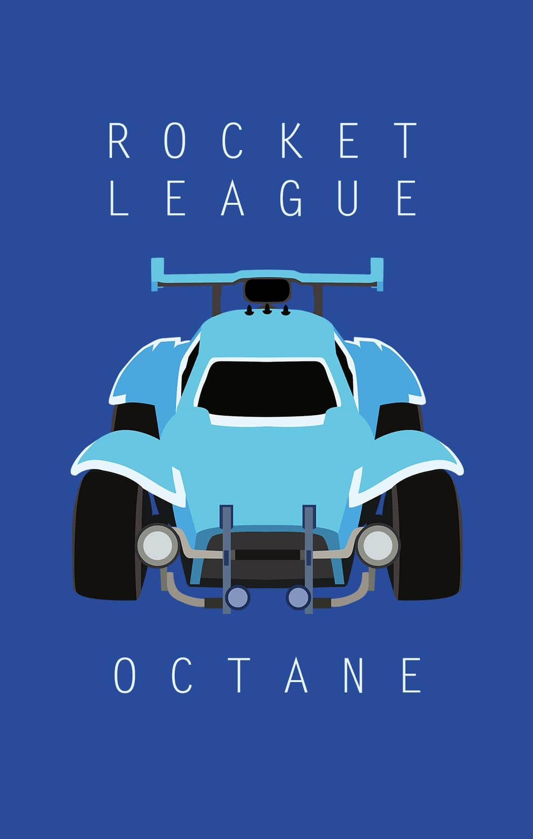 Крутая машина Octane из Rocket League Шпалери
