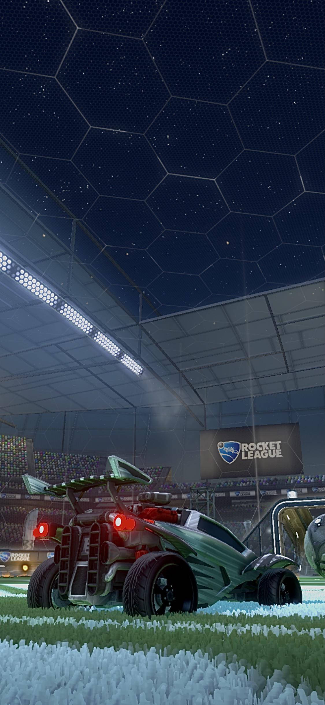 Мятно-зеленый Octane Автомобиль Rocket League iPhone Шпалери