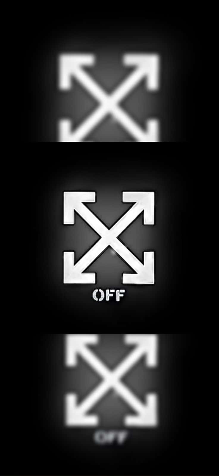 Аккуратный логотип Off White iPhone Шпалери
