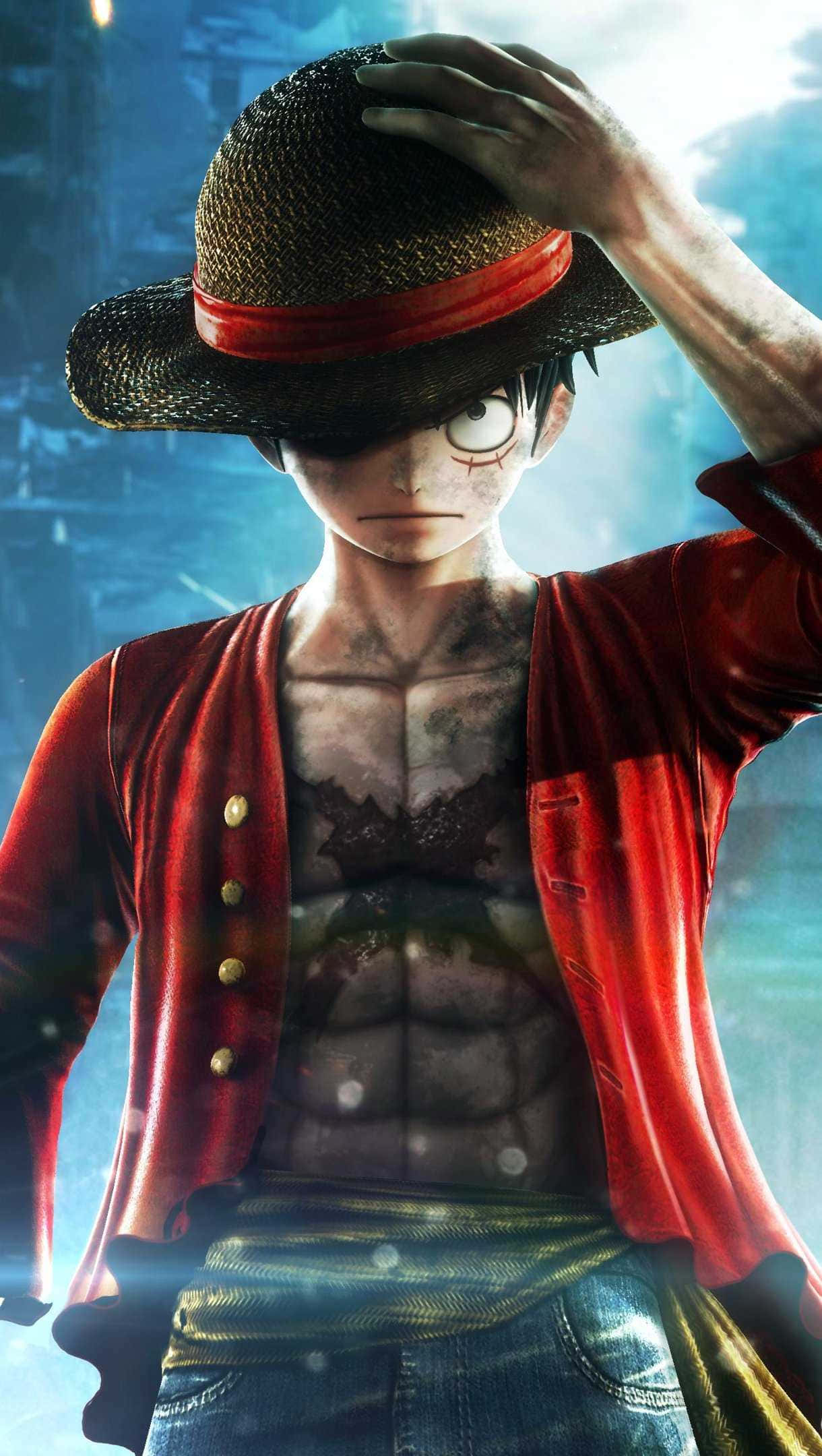 Капелюх Луффі з One Piece на телефон Шпалери