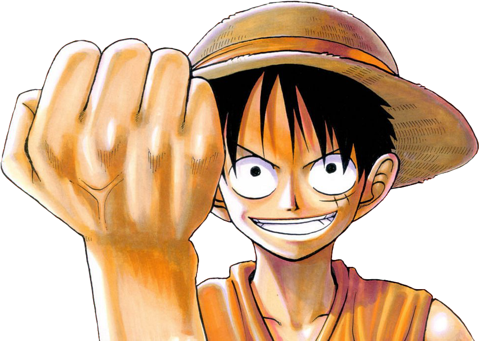 One Piece Люфі весела поза Шпалери