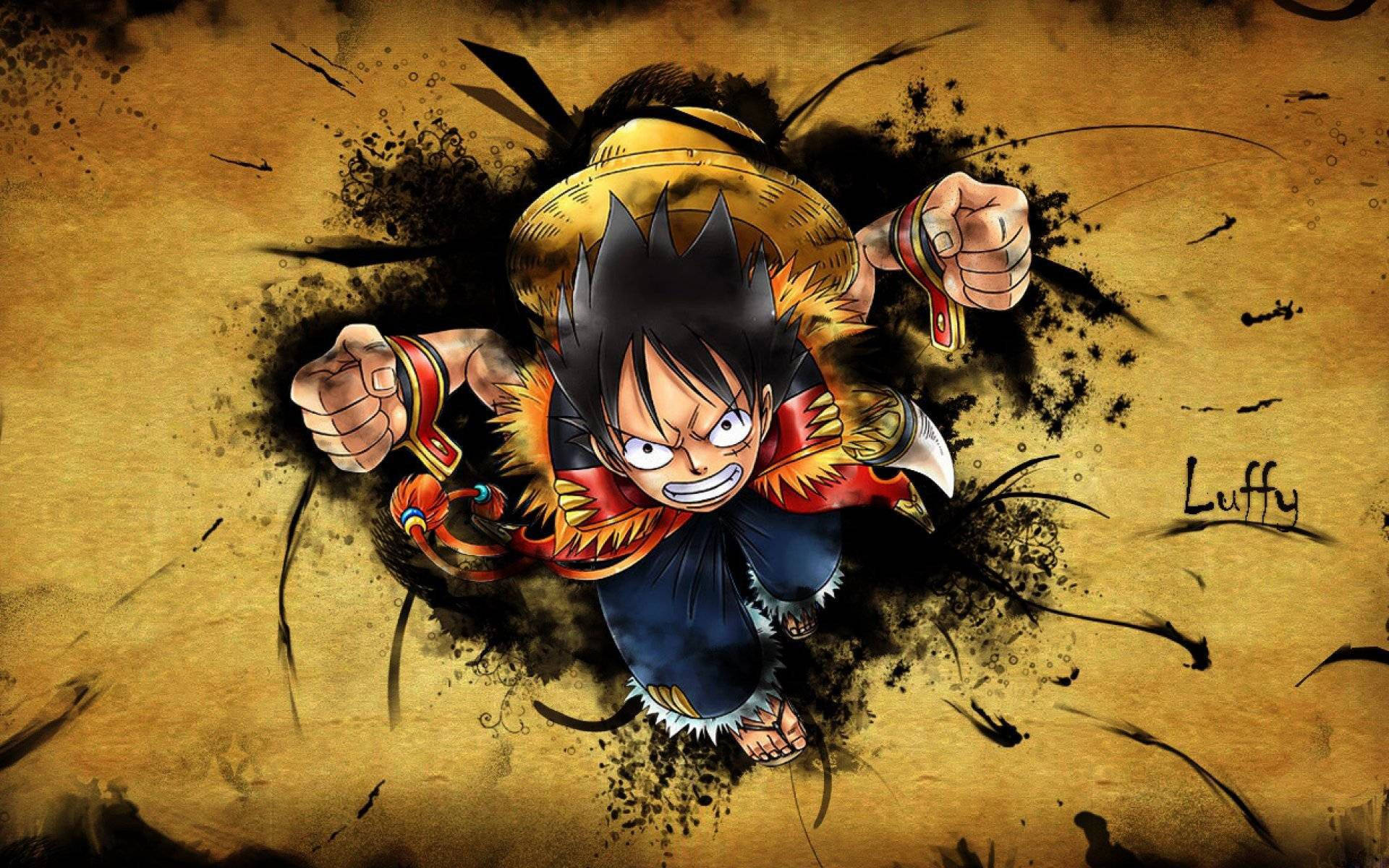One Piece 4K капелюх Луффі Шпалери