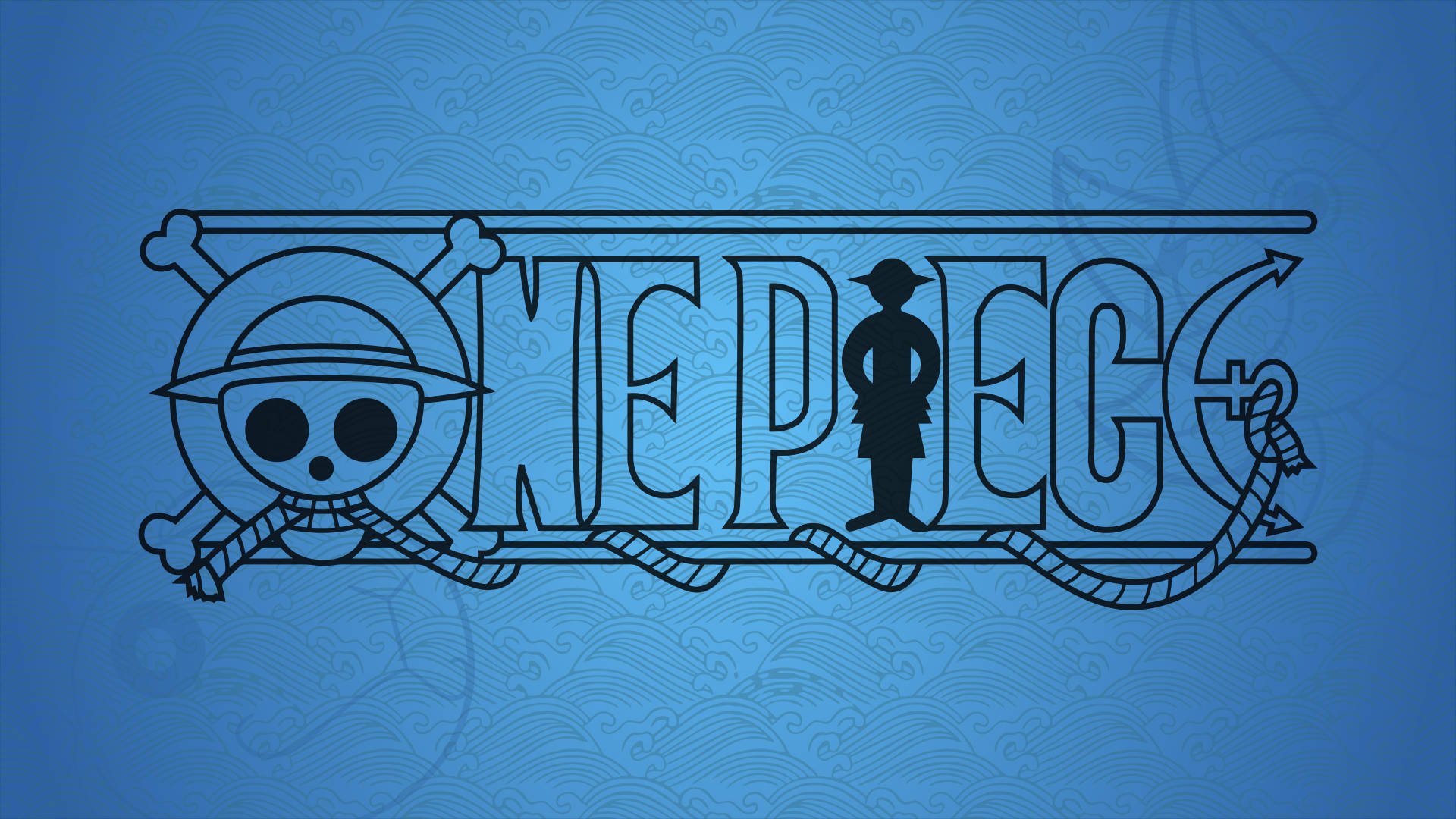 One Piece 4K логотип Шпалери