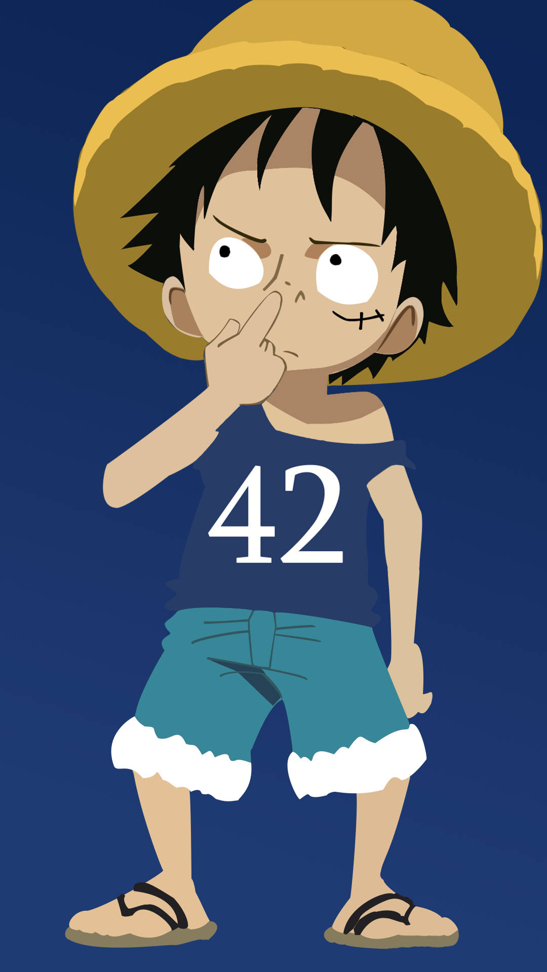 One Piece 4K Лубі Чібі Арт Шпалери