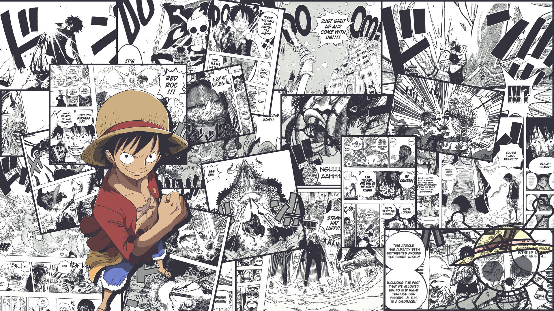 One Piece 4k манга смуги сторінок шпалери — One Piece 4K гіф Шпалери