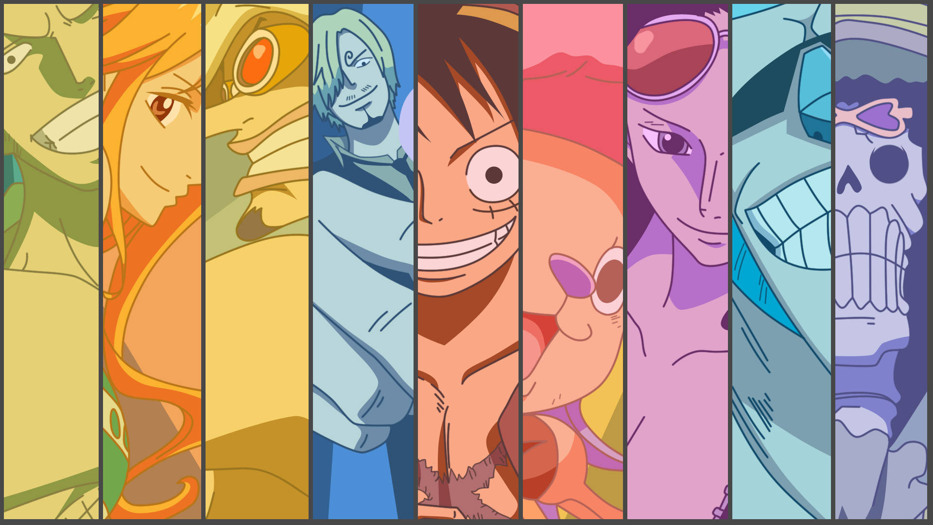 One Piece 4k пастельні шпалери — Аніме 4K гіф Шпалери