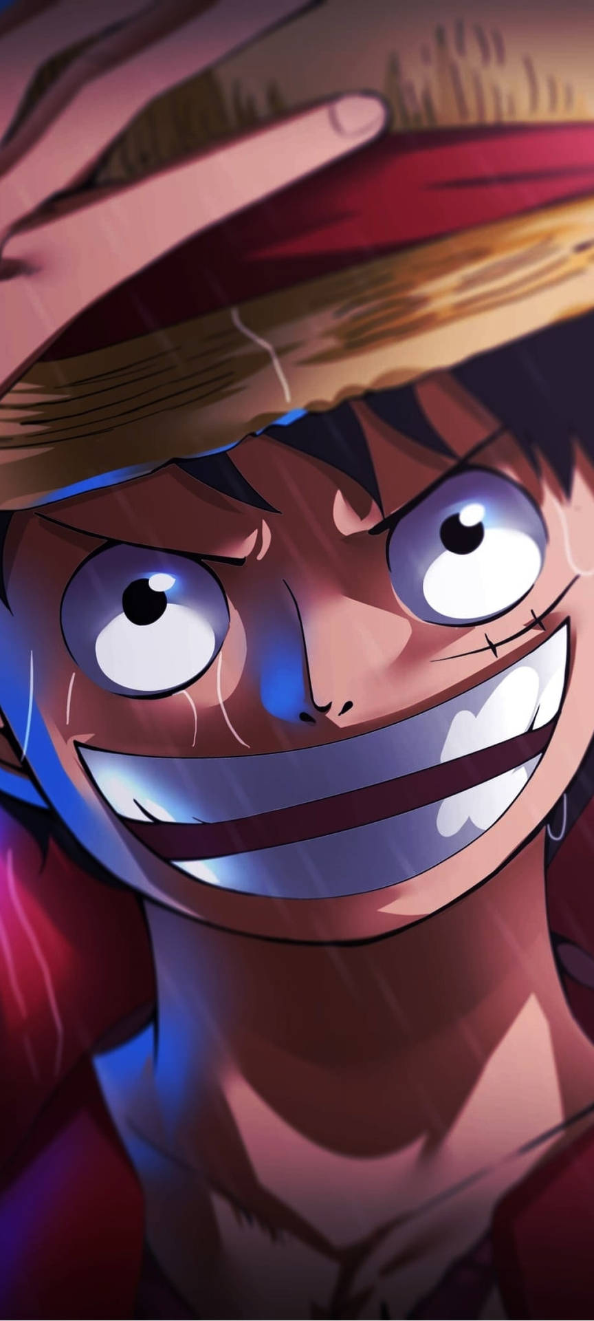 One Piece 4k шпалери портрет Луффі — One Piece 4K гіф Шпалери