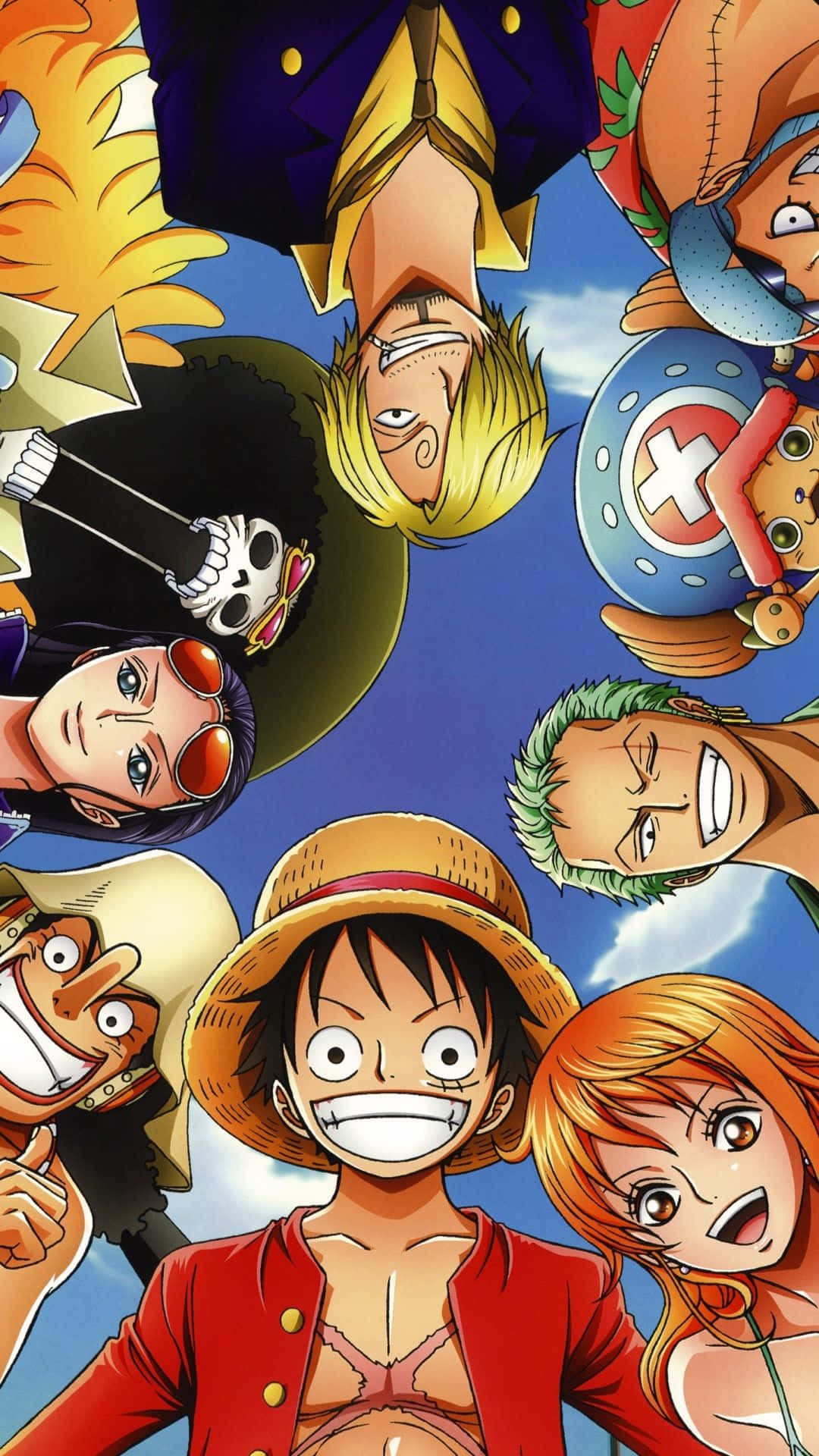 Груповий малюнок One Piece Шпалери