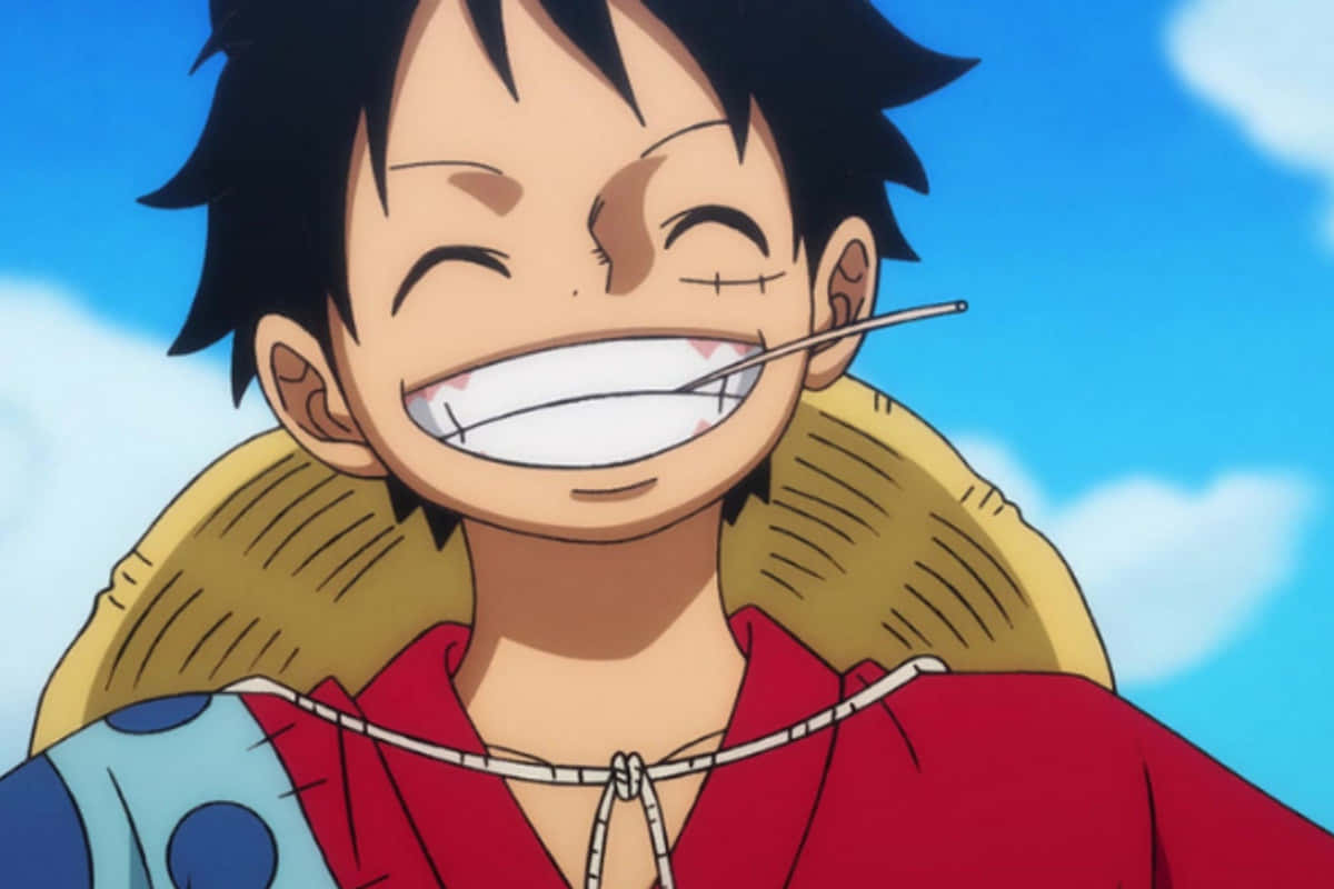 Усміхнений Луффі з аніме One Piece Шпалери