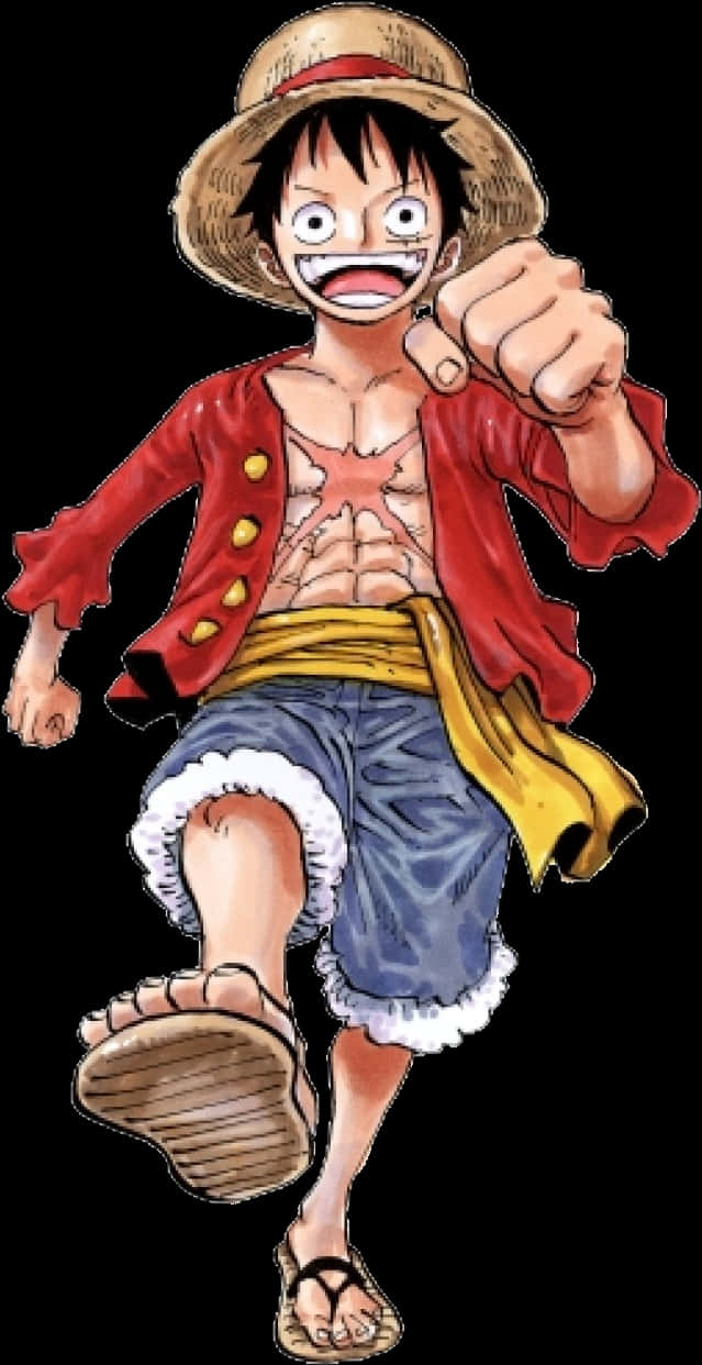 Луффі, персонаж аніме One Piece Шпалери