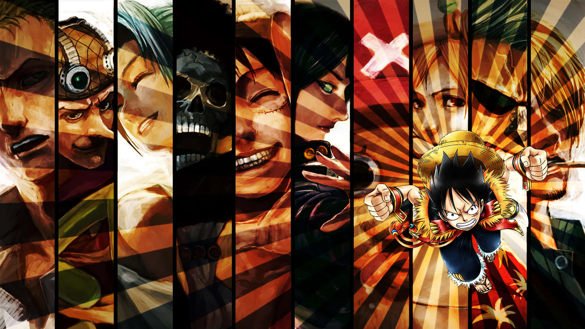 Персонажі аніме One Piece горизонтально Шпалери