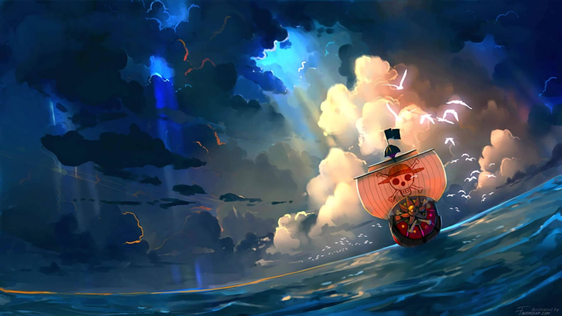 Інтерактивний арт One Piece Шпалери