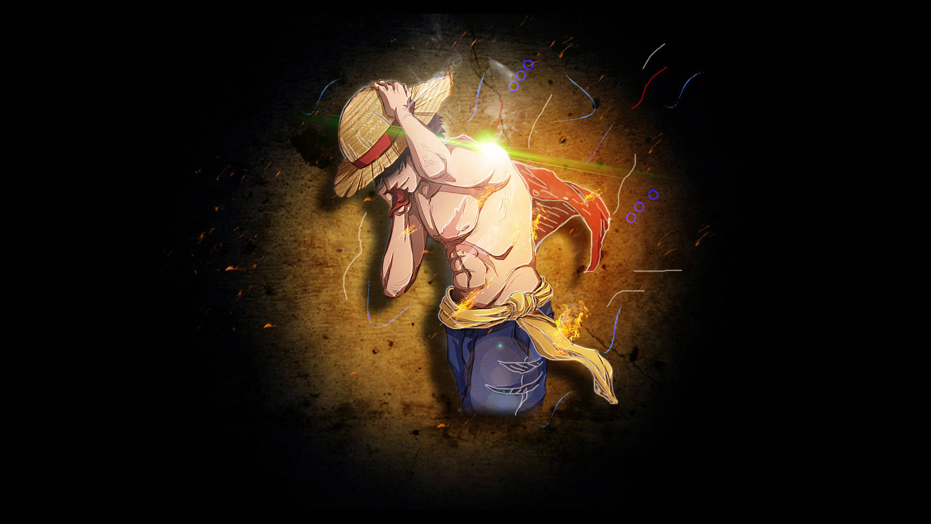 Луффі з аніме One Piece Шпалери