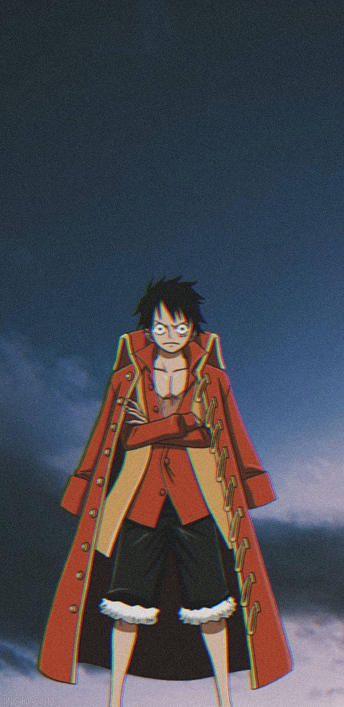 Вінтажний One Piece для iPhone Шпалери
