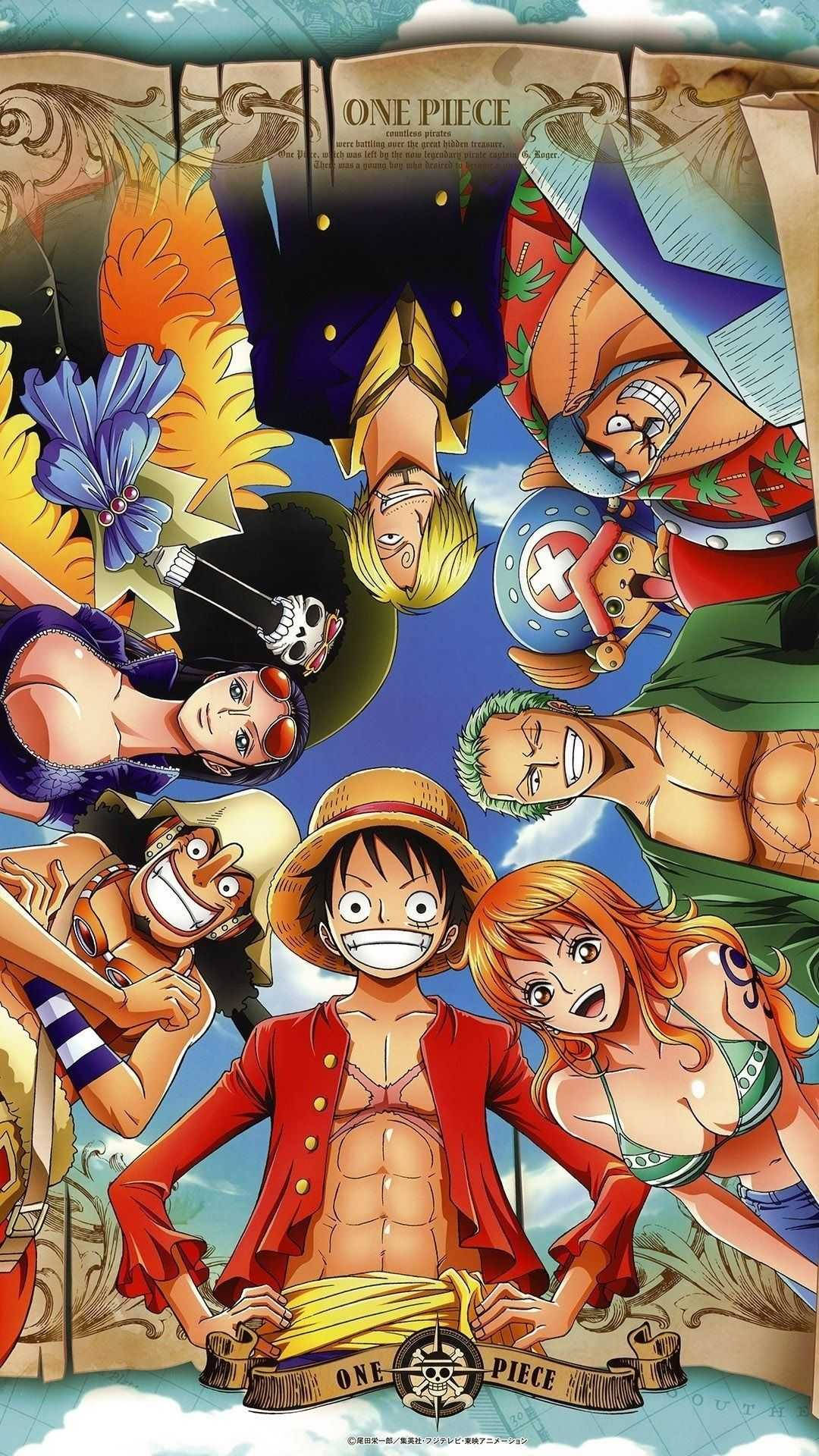 Персонажі One Piece для iPhone Шпалери