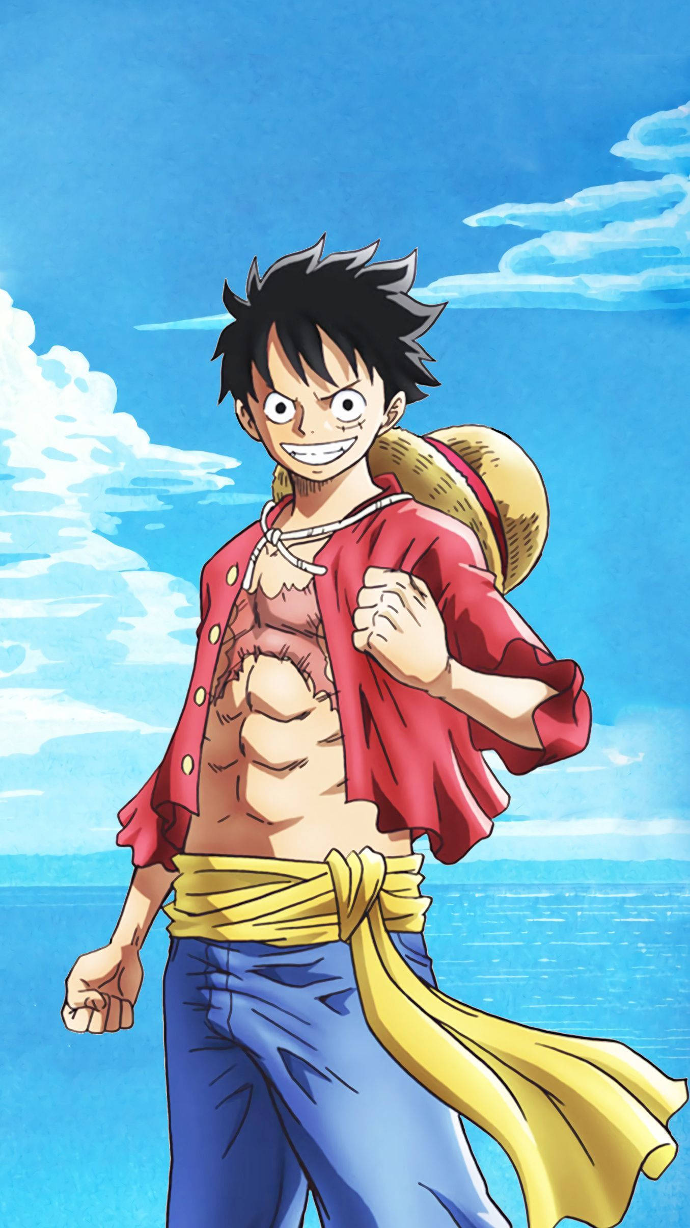 One Piece Луфі iPhone Шпалери