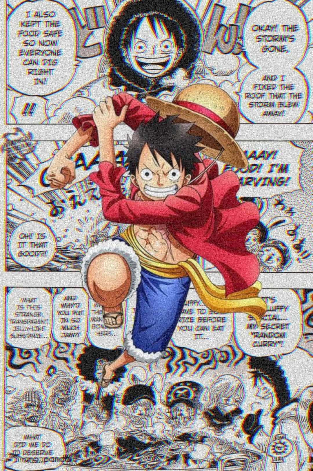One Piece Luffy Естетика Манґа Шпалери