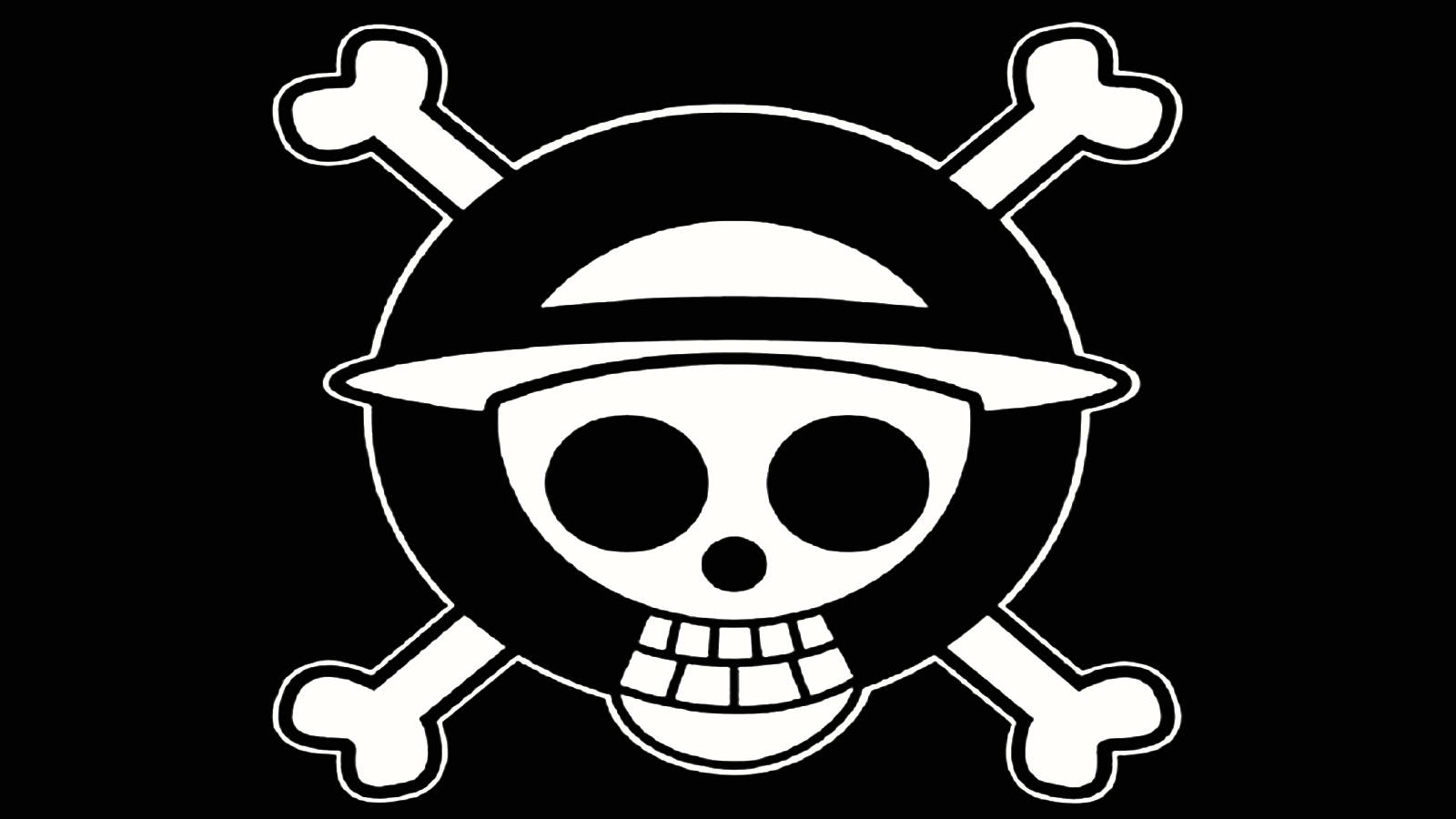 One Piece PFP Логотип Череп Шпалери