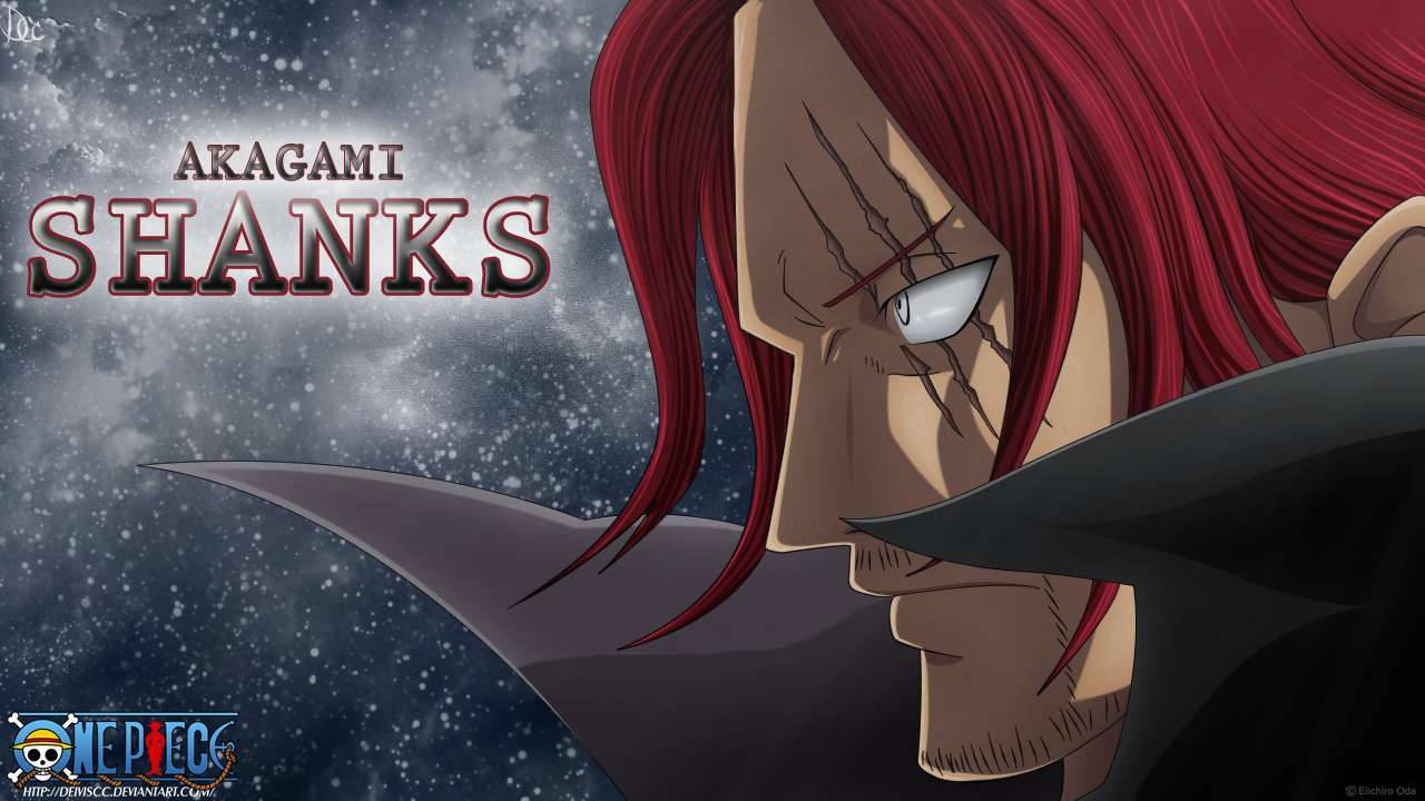 Крутий Шанкс Акагамі з One Piece Шпалери