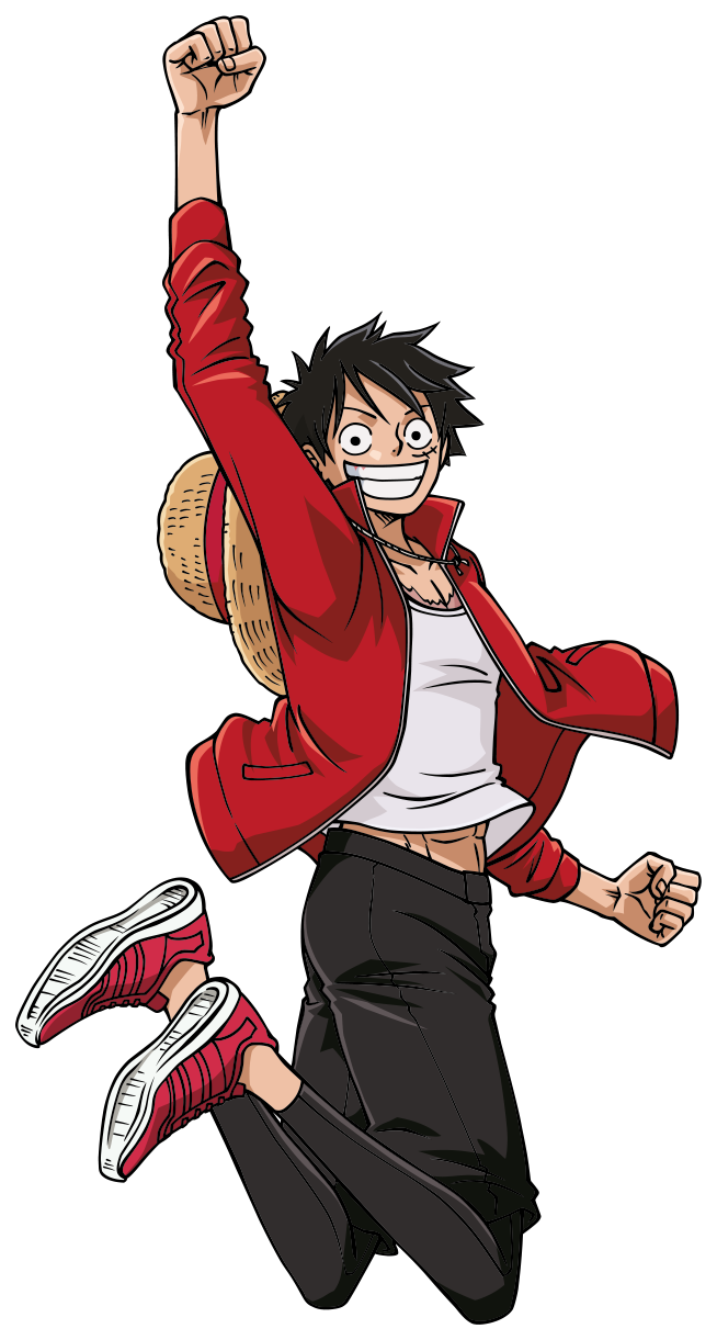 One Piece Луффі переможна поза Шпалери