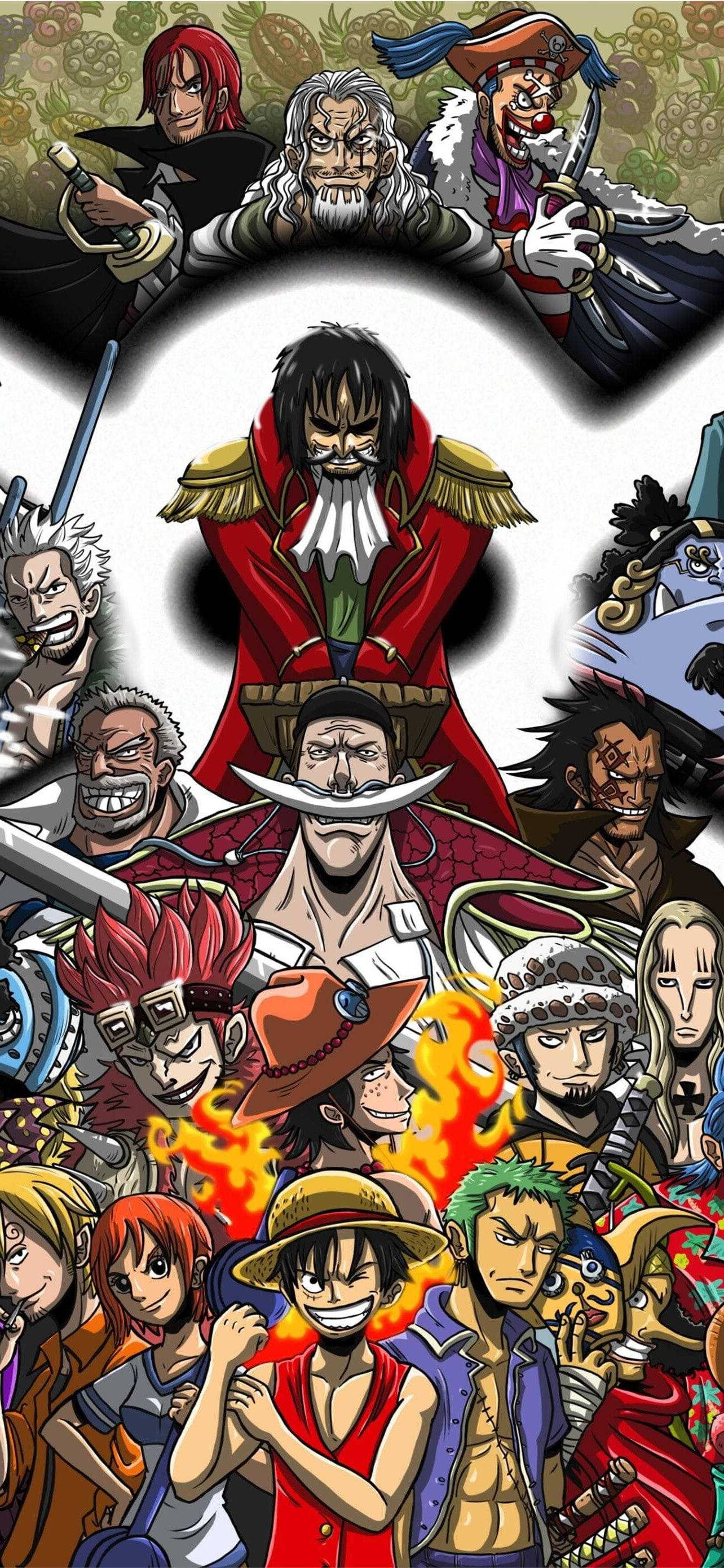 One Piece ключовий арт для iPhone Шпалери