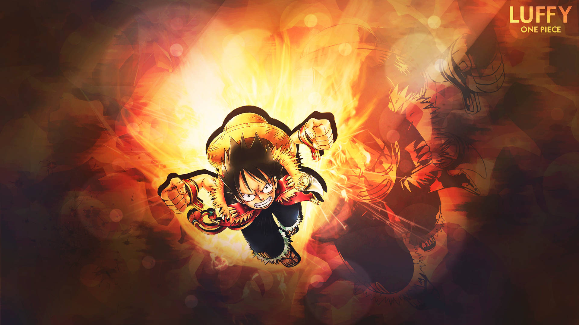 One Piece Луффі вогонь