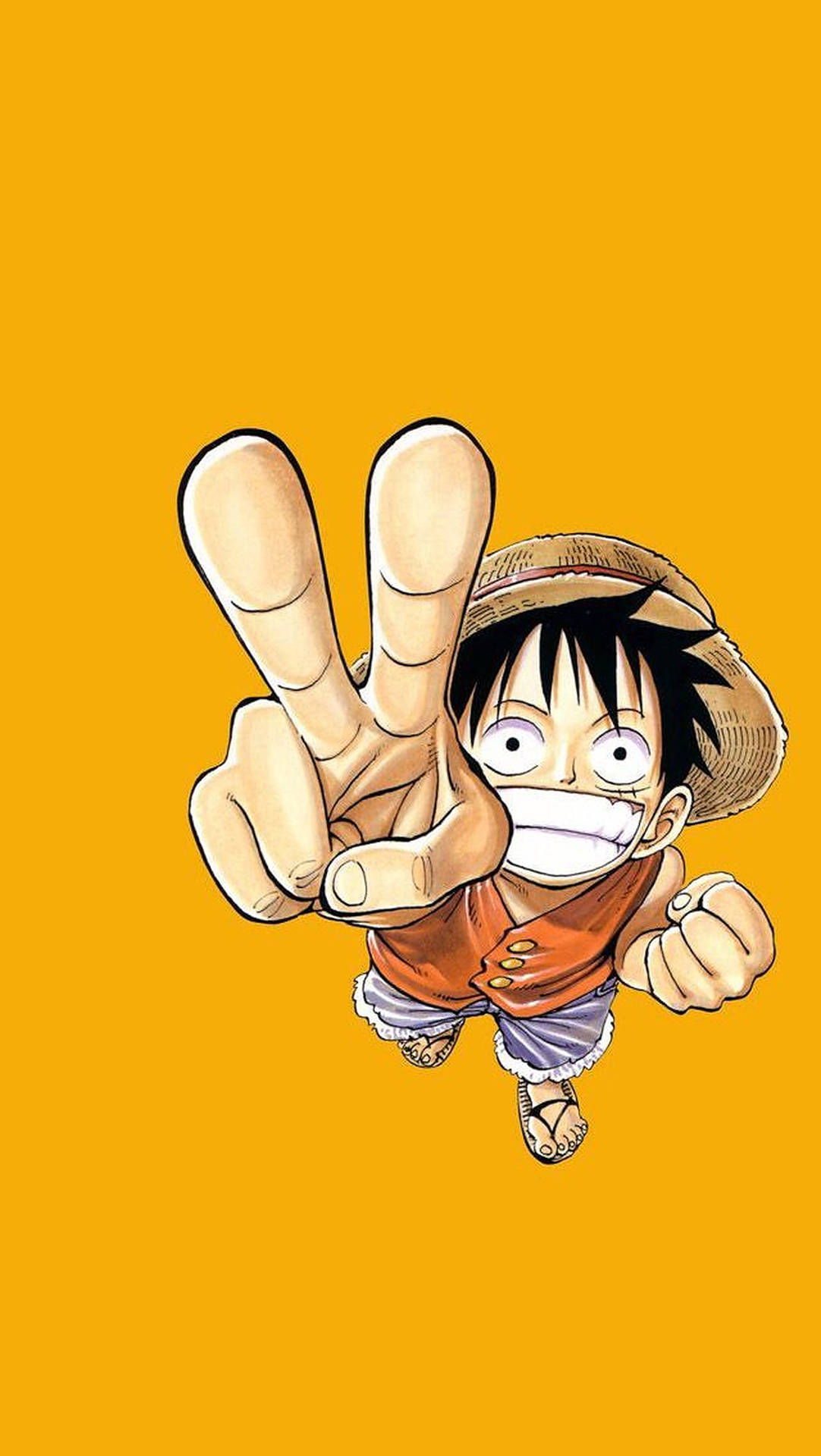 One Piece Мирний знак iPhone шпалери — One Piece Шпалери