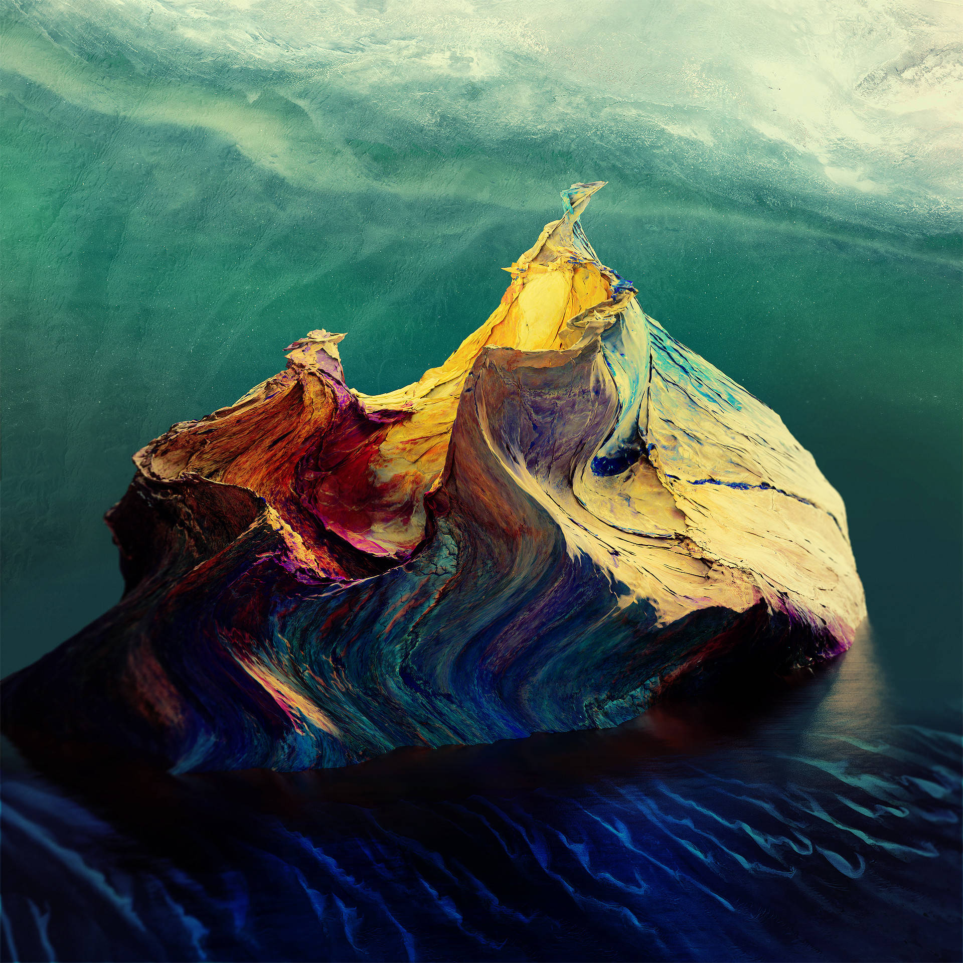 OnePlus Floating On Water Шпалери