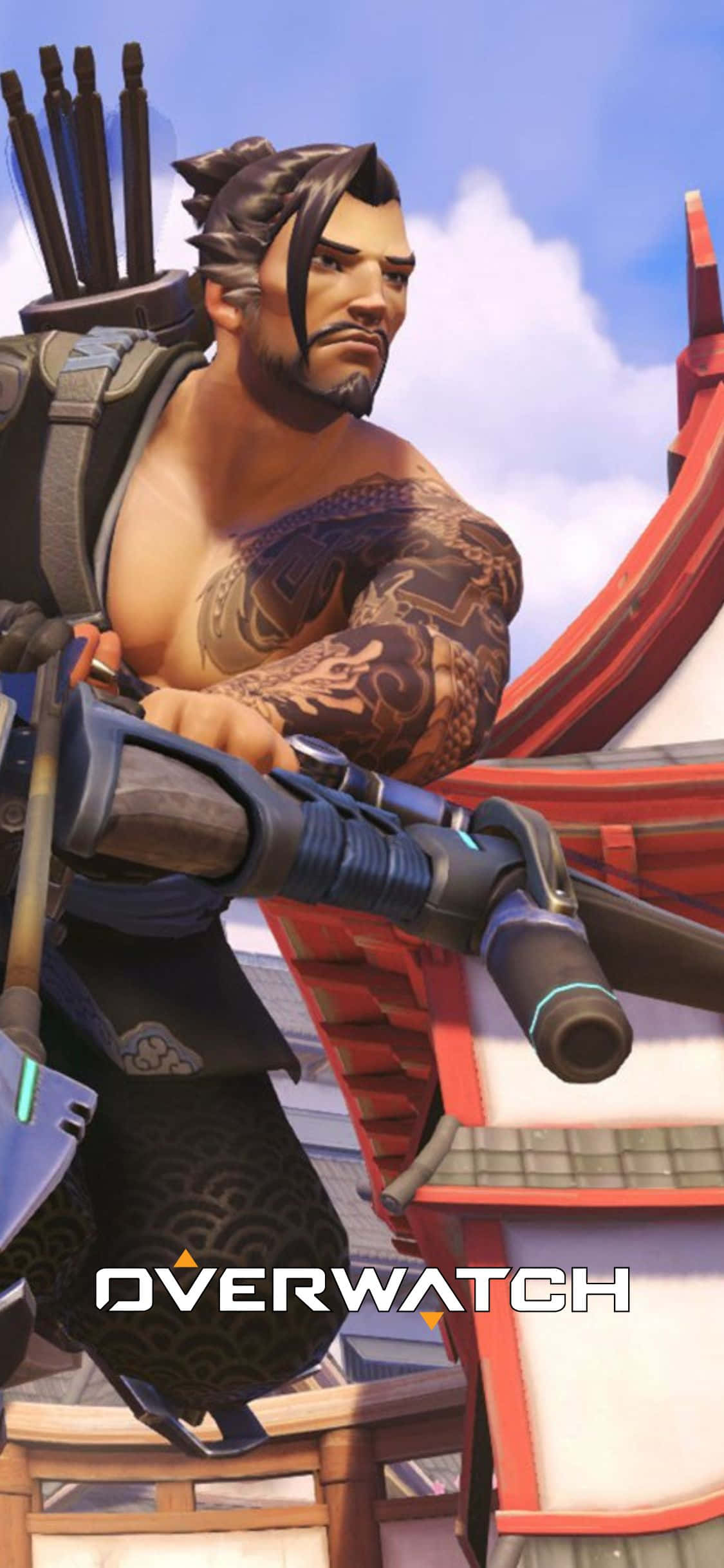 Погрузитесь в захватывающую историю Overwatch на вашем iPhone X Шпалери
