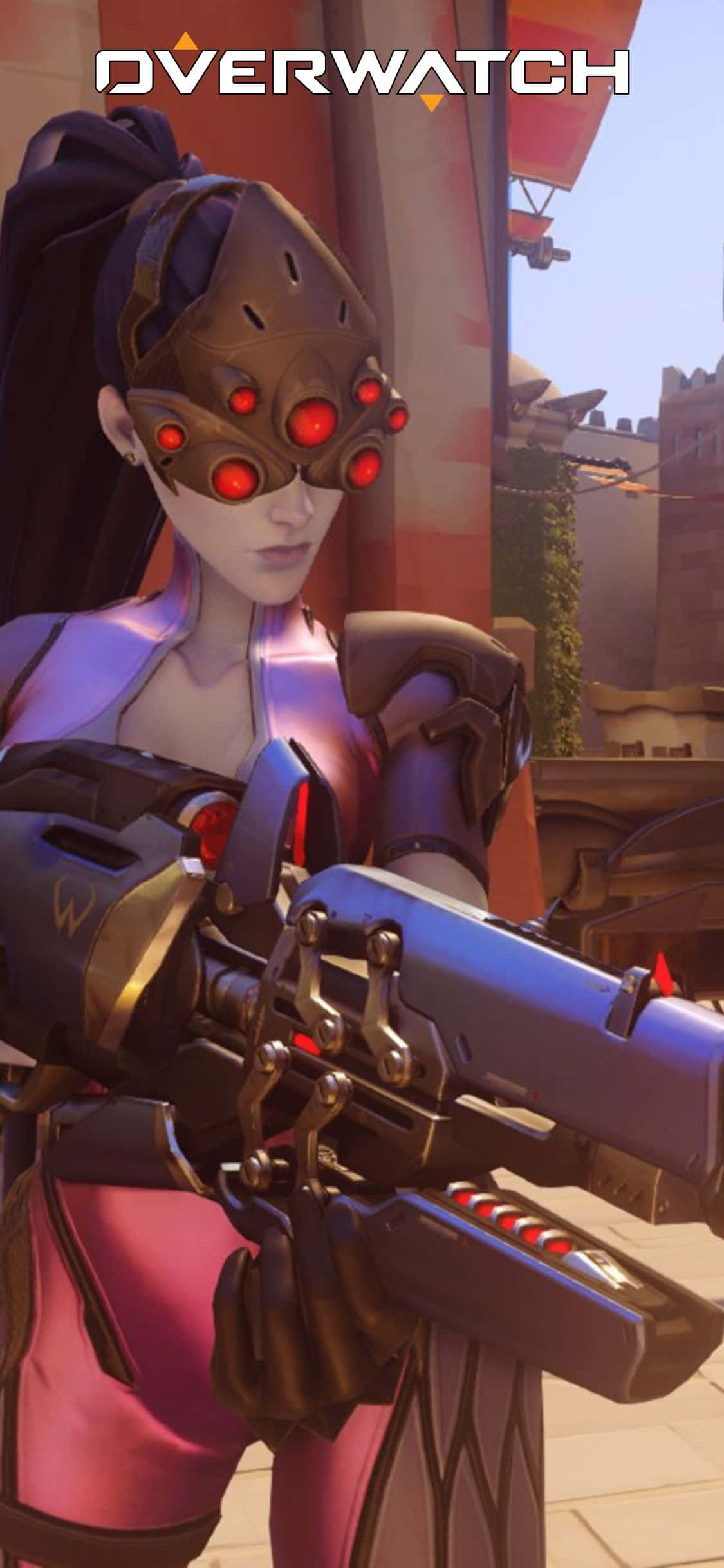 Наслаждайтесь Overwatch на стильном iPhone X Шпалери