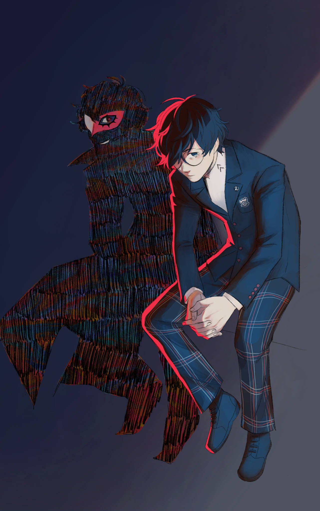 Persona 5 Royal Джокер во тьме Шпалери