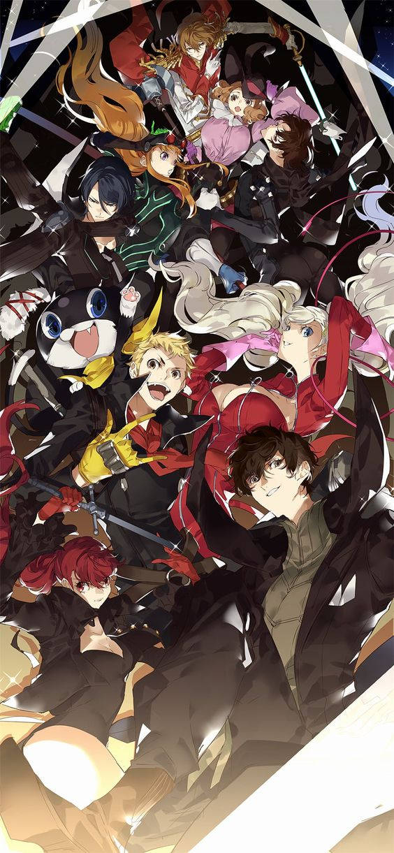 Personas Persona 5 Телефон Шпалери