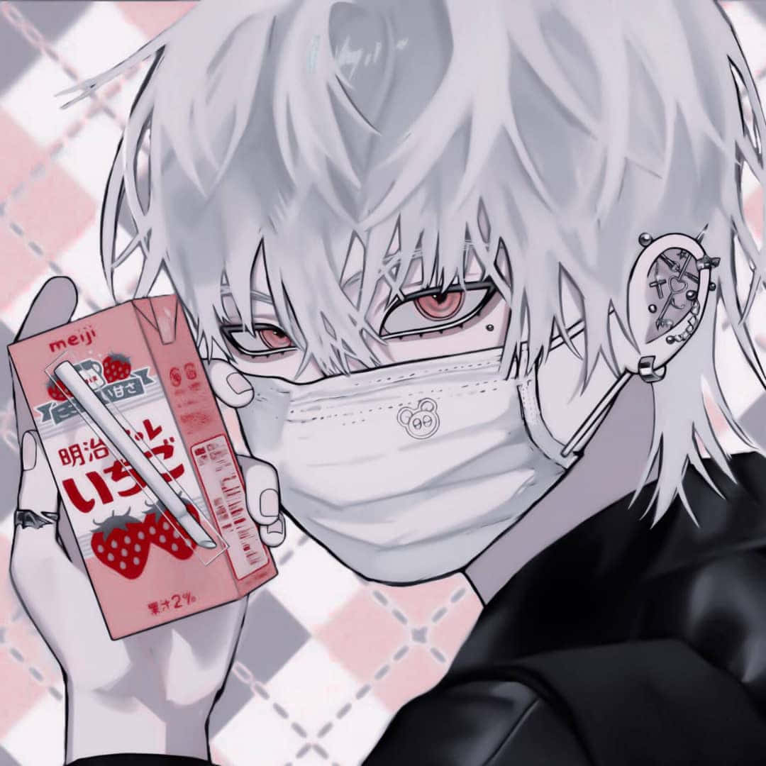 Альбинос хлопец PFP Шпалери