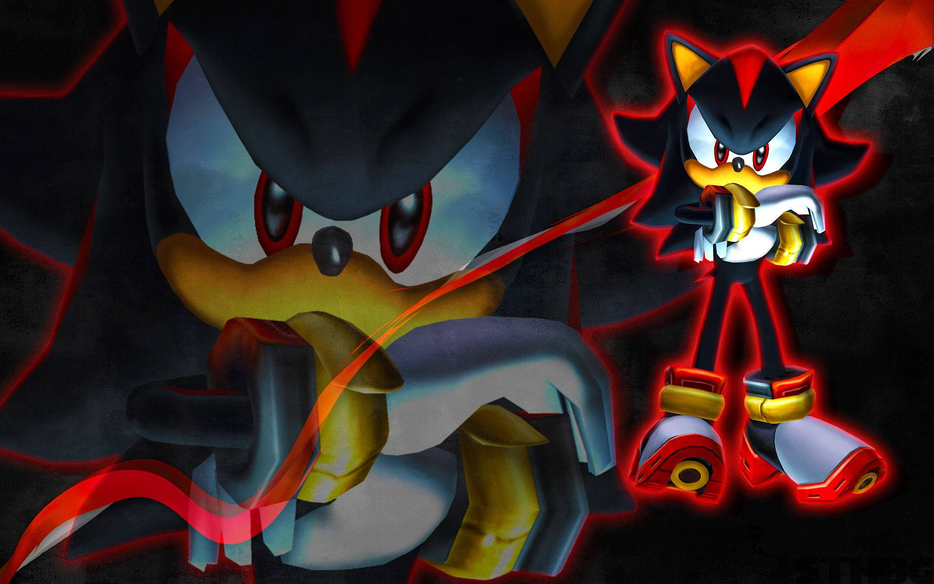 Дивовижний PFP Їжака Тіні, персонаж Sega Шпалери