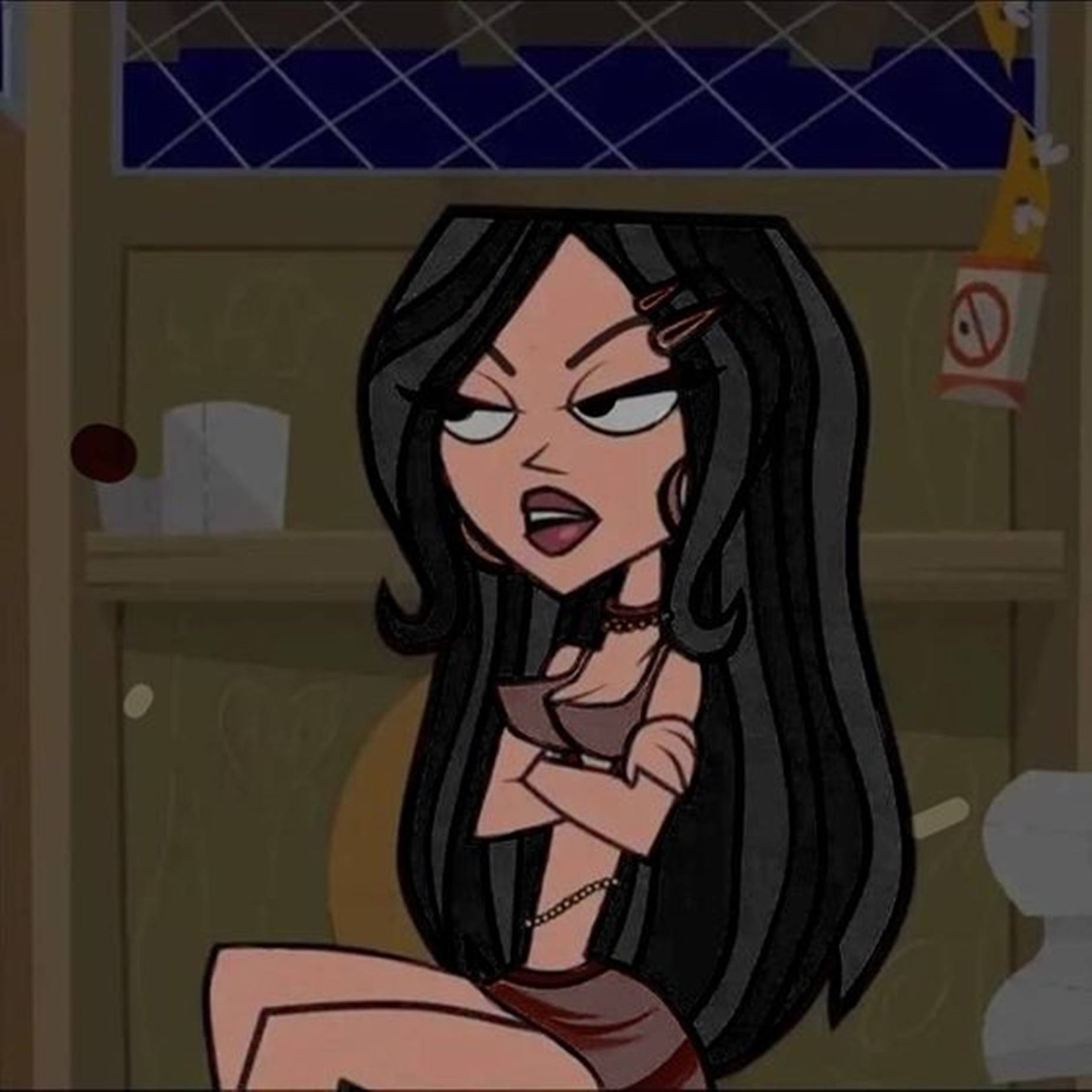 Унікальний крутий фанарт PFP із Доун, натхненний мультсеріалом Total Drama Шпалери