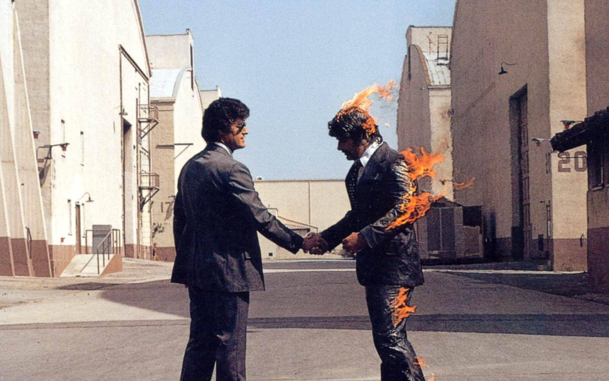 Pink Floyd 4K Wish You Were Here обкладинка Шпалери
