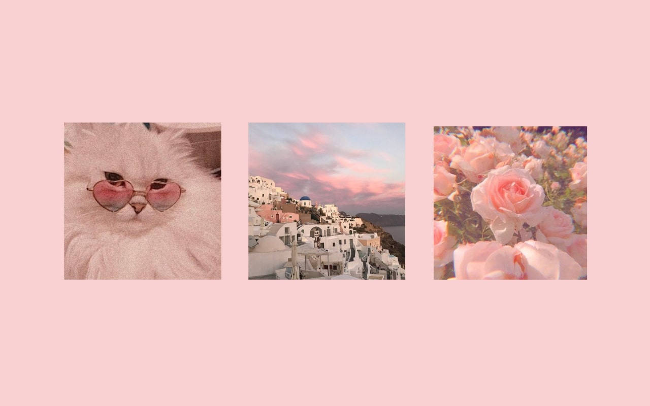 Ніжний рожевий Pinterest ноутбук Шпалери