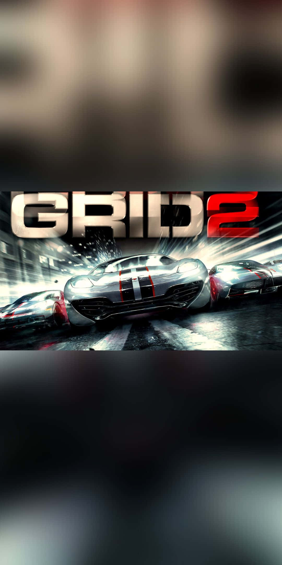 Сірий автомобіль постер Pixel 3 Grid 2 фон Шпалери