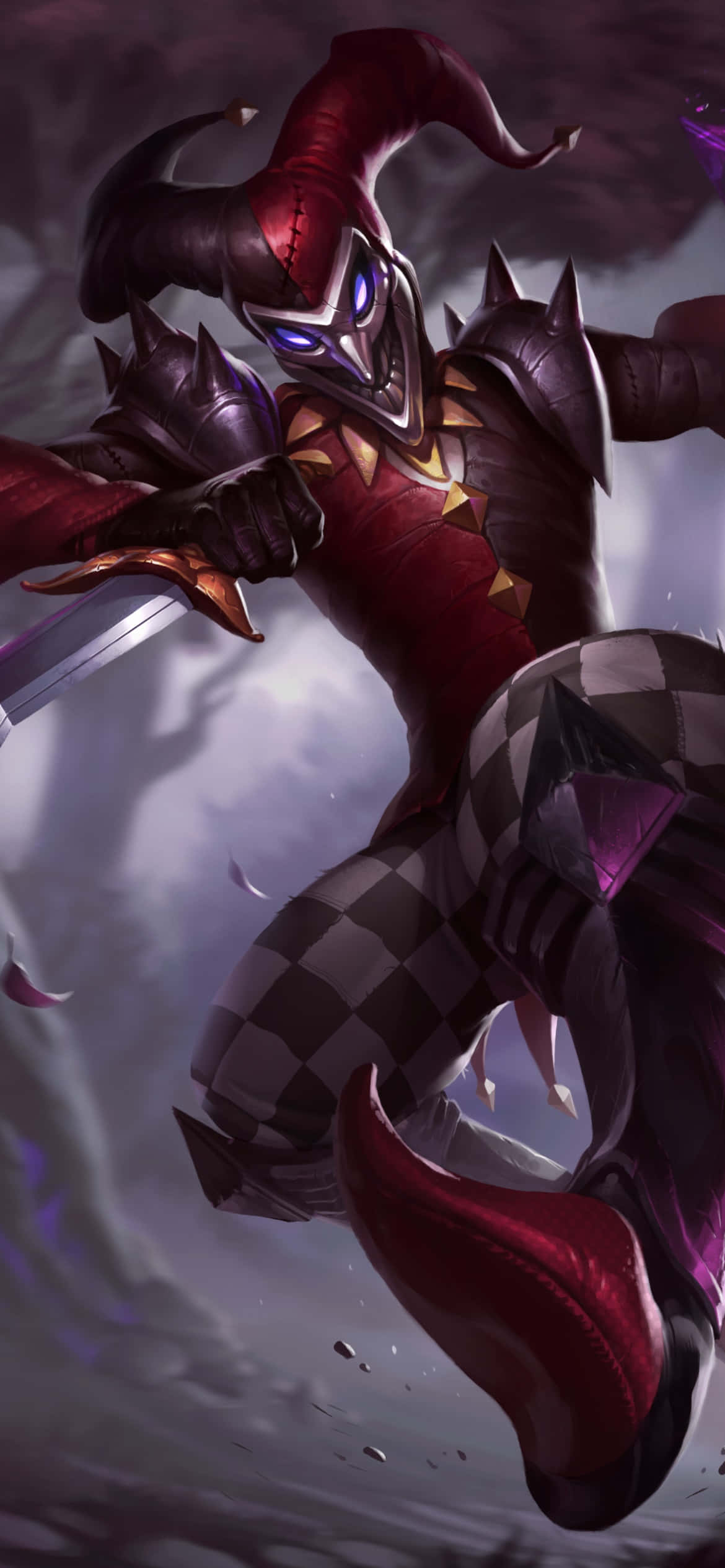 Pixel 3 League Of Legends Background And Shaco Шпалери