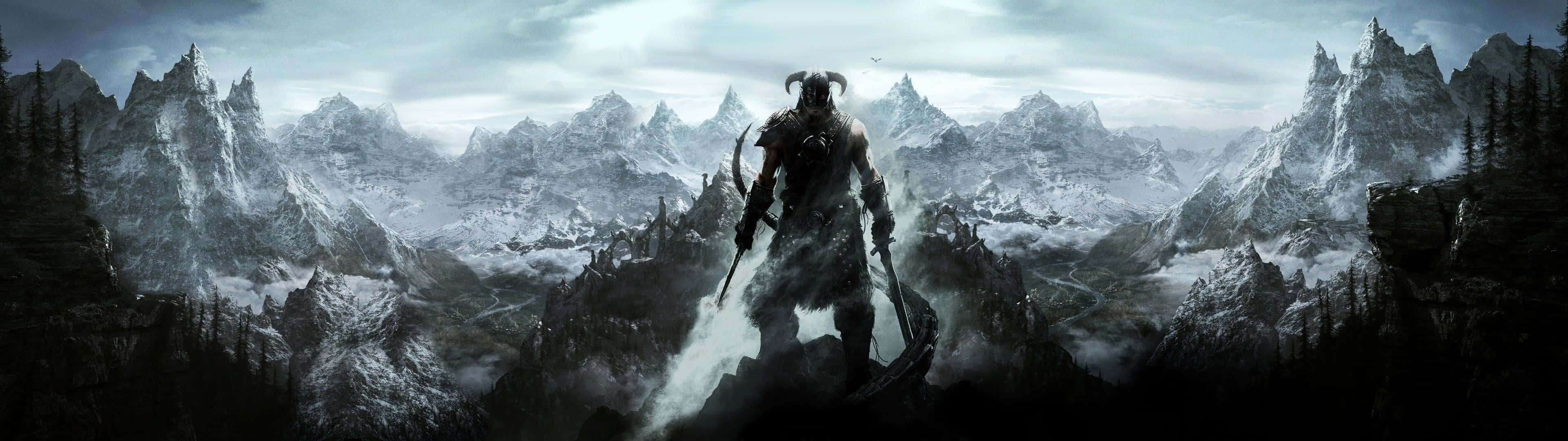 Приголомляющий фон для монитора Pixel 3 из Skyrim Шпалери