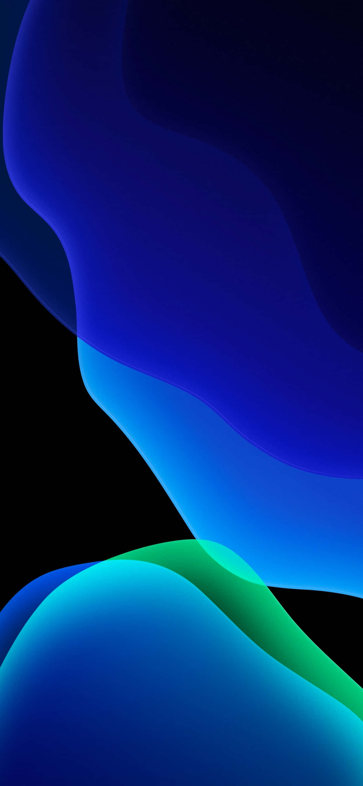 Сине-чёрный фон Pixel 3XL AMOLED Шпалери