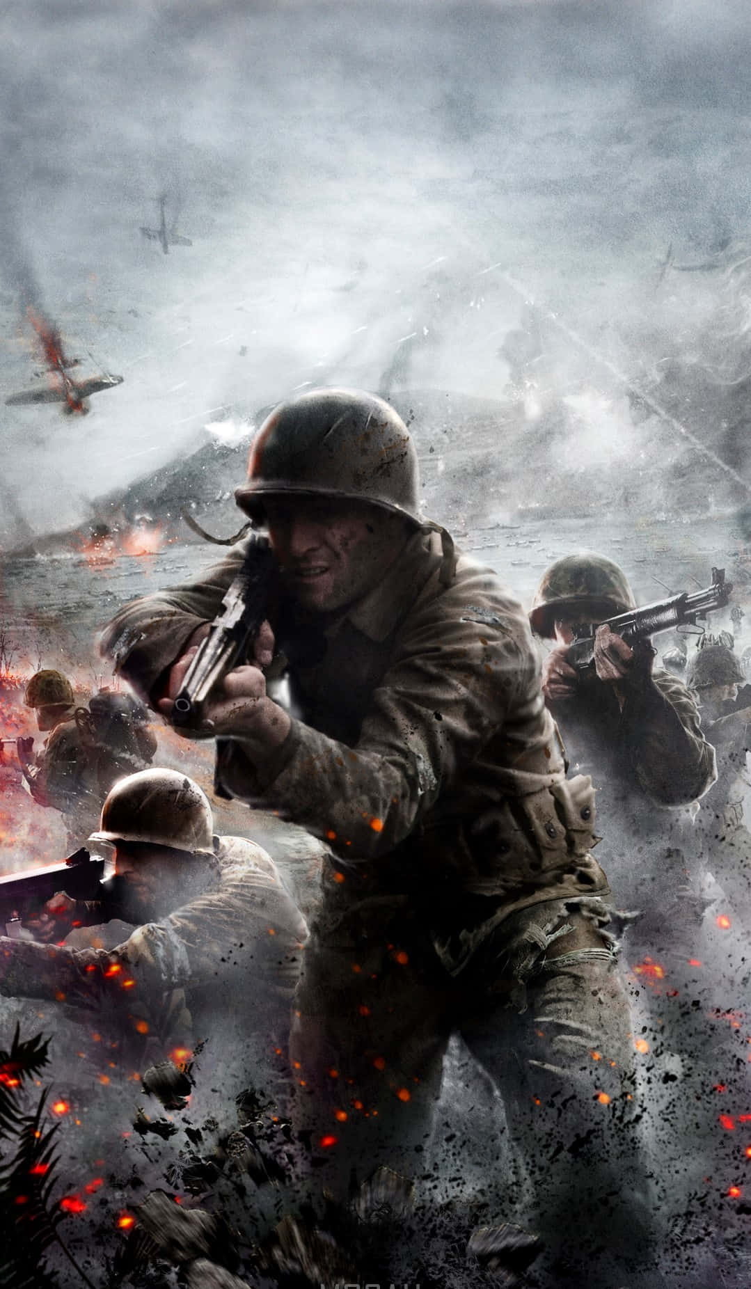 Pixel 3xl Battlefield 1 фон солдаты в пепельной среде Шпалери